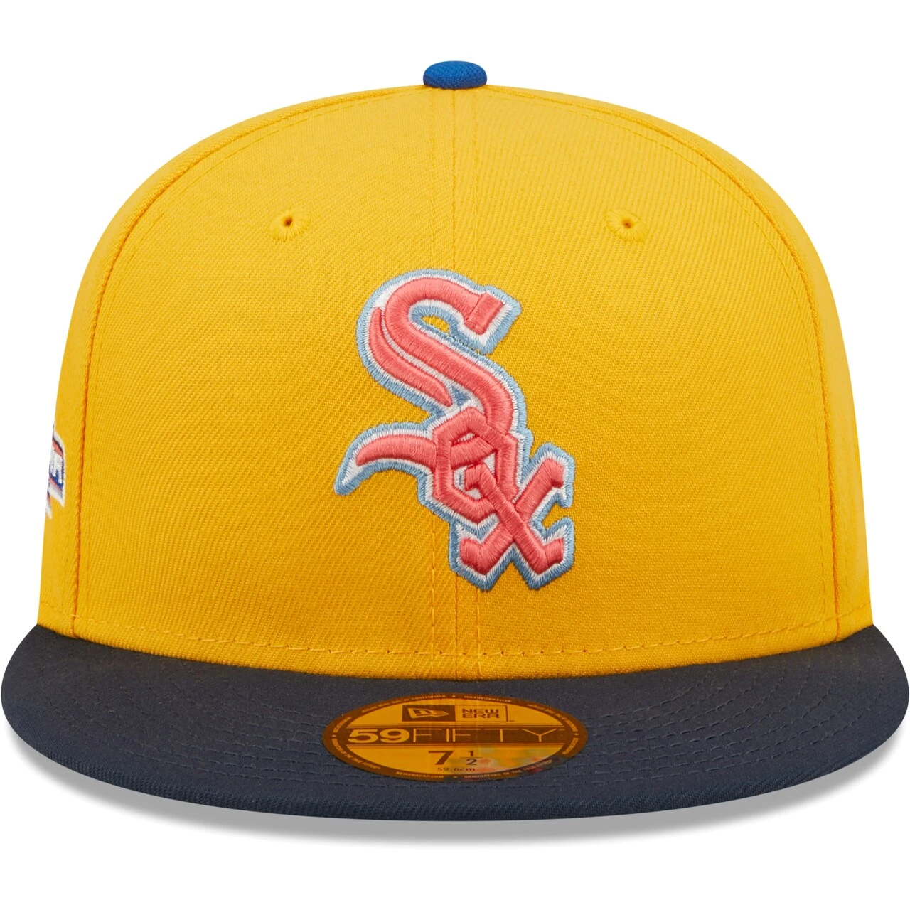 Men's Chicago White Sox New Era Gold/Azure 2003 All-Star Game Undervisor 59FIFTY Fitted Hat 4 Men's Chicago White Sox New Era Gold/Azure 2003 All-Star Game Undervisor 59FIFTY Fitted Hat - Image 2