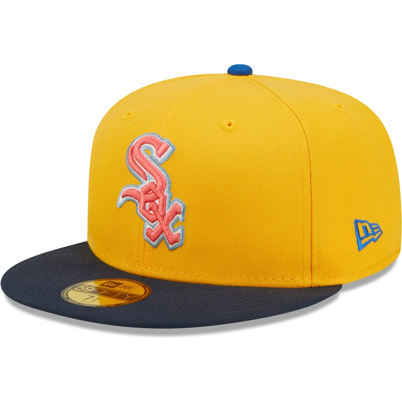 Men's Chicago White Sox New Era Gold/Azure 2003 All-Star Game Undervisor 59FIFTY Fitted Hat 5 Men's Chicago White Sox New Era Gold/Azure 2003 All-Star Game Undervisor 59FIFTY Fitted Hat - Image 3