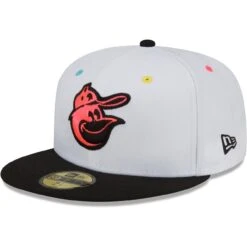 Men's Baltimore Orioles New Era White/Black 1983 World Series Champions Neon Eye 59FIFTY Fitted Hat -CapNation Shop black baltimore orioles 1983 world series champions neon eye 59fifty fitted hat pi4640000 altimages ff 4640826 d0adc44111e38405e3c6alt3 full