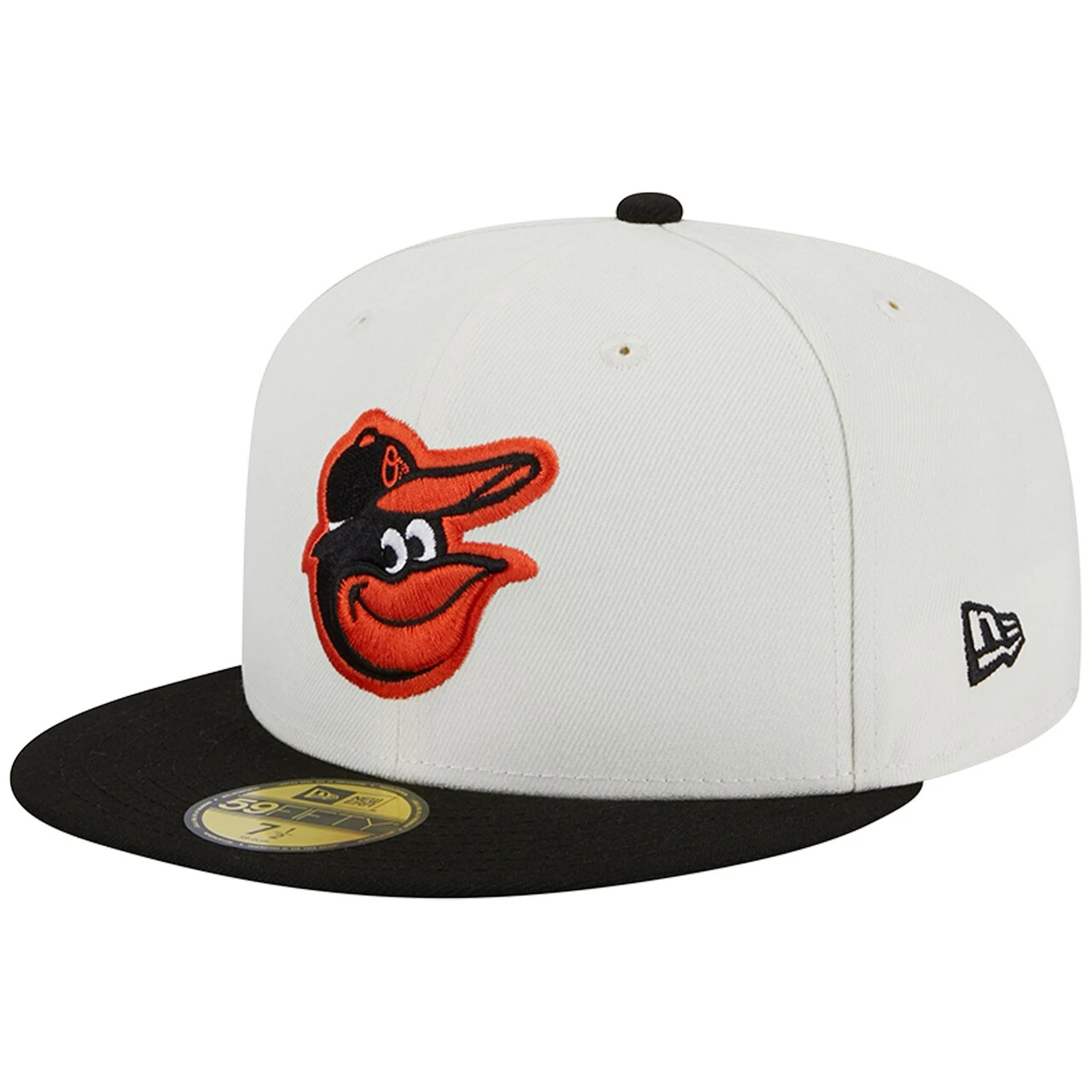 Men's Baltimore Orioles New Era Stone/Black Retro 59FIFTY Fitted Hat 5 Men's Baltimore Orioles New Era Stone/Black Retro 59FIFTY Fitted Hat - Image 3