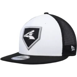 Men's Chicago White Sox New Era White/Black 2022 Clubhouse Trucker 9FIFTY Snapback Hat