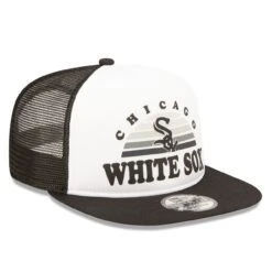 Men's Chicago White Sox New Era White/Black Gradient Golfer 9FIFTY Snapback Hat -CapNation Shop black chicago white sox gradient golfer 9fifty snapback hat ss5 p 4789359pv 3u dh2d1v4repsruejjorwgv bc98cv9ciyi3luhywei7