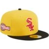 Men's Chicago White Sox New Era Yellow/Black Grilled 59FIFTY Fitted Hat -CapNation Shop black chicago white sox grilled 59fifty fitted hat ss5 p 200006664pv 1u fofjonaylrnj8xsdd5hov qwcx9a14rjiaisjzse4x