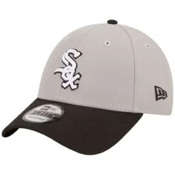Men's Chicago White Sox New Era Gray/Black League 9FORTY Adjustable Hat