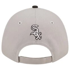 Men's Chicago White Sox New Era Gray/Black League 9FORTY Adjustable Hat -CapNation Shop black chicago white sox league 9forty adjustable hat ss5 p 5002444pv 4u l2fronc6tyt6eqs5wi13v v4oxhhxturl9bcv6fzhf