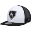 Men's Los Angeles Dodgers New Era White/Black 2022 Clubhouse Trucker 9FIFTY Snapback Hat -CapNation Shop black los angeles dodgers 2022 clubhouse trucker 9fifty snapback hat ss5 p 4444254pv 1u v1lffusisi7vydkz9urwv jrauefe00razb4g7zjkv