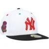 Men's New York Yankees New Era White/Black 1956 World Series Primary Eye 59FIFTY Fitted Hat -CapNation Shop black new york yankees 1956 world series primary eye 59fifty fitted hat ss5 p 4640874pv 1u 5yzz4m5mnvfhlvu9znzjv gd5ntmaeusshpnzxhic0