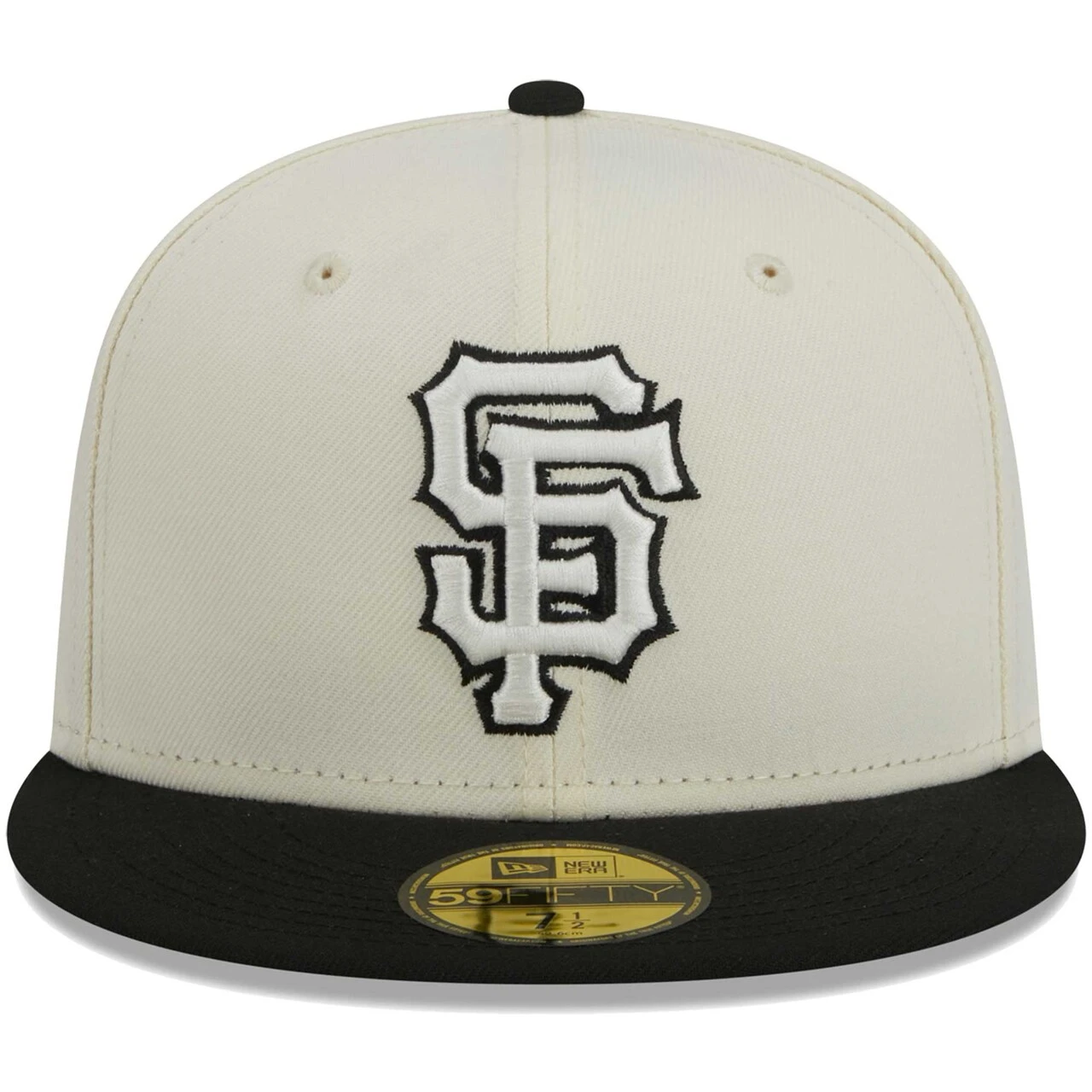 Men's San Francisco Giants New Era Stone/Black Chrome 59FIFTY Fitted Hat 4 Men's San Francisco Giants New Era Stone/Black Chrome 59FIFTY Fitted Hat - Image 2