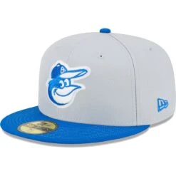 Men's Baltimore Orioles New Era Gray/Blue Dolphin 59FIFTY Fitted Hat -CapNation Shop blue baltimore orioles dolphin 59fifty fitted hat ss5 p 200000357pv 3u q4ocuj0dsmr6em0nobw4v ixup4fmzfsbgwkd52bnv