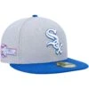 Men's Chicago White Sox New Era Gray/Blue Dolphin 59FIFTY Fitted Hat -CapNation Shop blue chicago white sox dolphin 59fifty fitted hat ss5 p 200000352pv 1u xyamlk2kxkgn4jsiimrfv bas5gtpobulqxzulqa6z