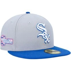 Men's Chicago White Sox New Era Gray/Blue Dolphin 59FIFTY Fitted Hat