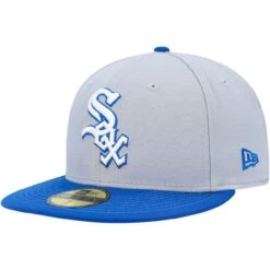 Men's Chicago White Sox New Era Gray/Blue Dolphin 59FIFTY Fitted Hat -CapNation Shop blue chicago white sox dolphin 59fifty fitted hat ss5 p 200000352pv 3u xyamlk2kxkgn4jsiimrfv bk99rv9oiyrilmr3jzxb