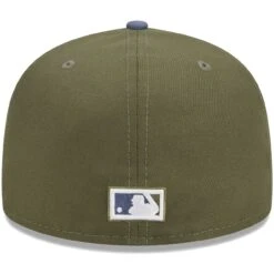 Men's Los Angeles Dodgers New Era Olive/Blue 59FIFTY Fitted Hat -CapNation Shop blue los angeles dodgers 59fifty fitted hat ss5 p 200013108pv 4u osemznhvzsqmal9hou5bv a1alfwaiuhalti78jjft