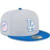 Men's Los Angeles Dodgers New Era Gray/Blue Dolphin 59FIFTY Fitted Hat -CapNation Shop blue los angeles dodgers dolphin 59fifty fitted hat ss5 p 200000344pv 1u meekeu1fylt5itzr4fecv w8vlux2d9xivmshpqvez