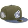 Men's New York Yankees New Era Olive/Blue 59FIFTY Fitted Hat -CapNation Shop blue new york yankees 59fifty fitted hat ss5 p 200013110pv 1u 3womudd8rxcxxafnhdznv ghqhbqepylvqsb04iisl