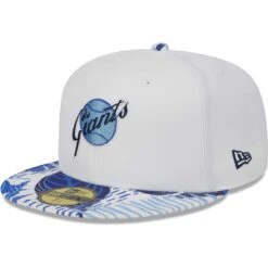 Men's San Francisco Giants New Era White/Blue Flamingo 59FIFTY Fitted Hat