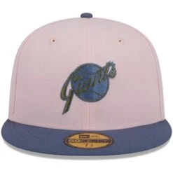 Men's San Francisco Giants New Era Pink/Blue Olive Undervisor 59FIFTY Fitted Hat -CapNation Shop blue san francisco giants olive undervisor 59fifty fitted hat ss5 p 200013168pv 2u b4priynib1tde3nffopcv 14uayun8zz7iysgafwsr