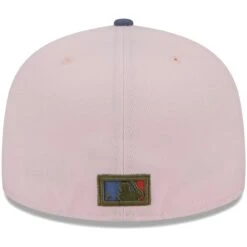 Men's San Francisco Giants New Era Pink/Blue Olive Undervisor 59FIFTY Fitted Hat -CapNation Shop blue san francisco giants olive undervisor 59fifty fitted hat ss5 p 200013168pv 4u b4priynib1tde3nffopcv rytqsegkowu5cfztnxgn