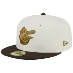 Men's Baltimore Orioles New Era White/Brown 1983 World Series 59FIFTY Fitted Hat -CapNation Shop brown baltimore orioles 1983 world series 59fifty fitted hat ss5 p 200006610pv 3u z4lvzglbkhhqsrfkh0pav 1jtvotuj2ujgb2adw0uo