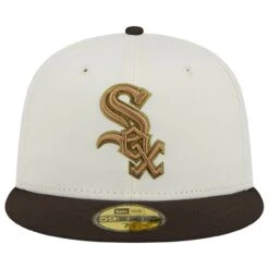 Men's Chicago White Sox New Era White/Brown 95th Team Anniversary 59FIFTY Fitted Hat -CapNation Shop brown chicago white sox 95th team anniversary 59fifty fitted hat ss5 p 200006613pv 2u iepctic1q9fknfc1eygrv pcclp5xszpxinrszhr5k