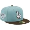 Men's Los Angeles Dodgers New Era Light Blue/Brown 1988 World Series Beach Kiss 59FIFTY Fitted Hat -CapNation Shop brown los angeles dodgers 1988 world series beach kiss 59fifty fitted hat ss5 p 4997290pv 1u ud1ehilvfemsn5qckmnzv br5a5yco964vqa2wu11u