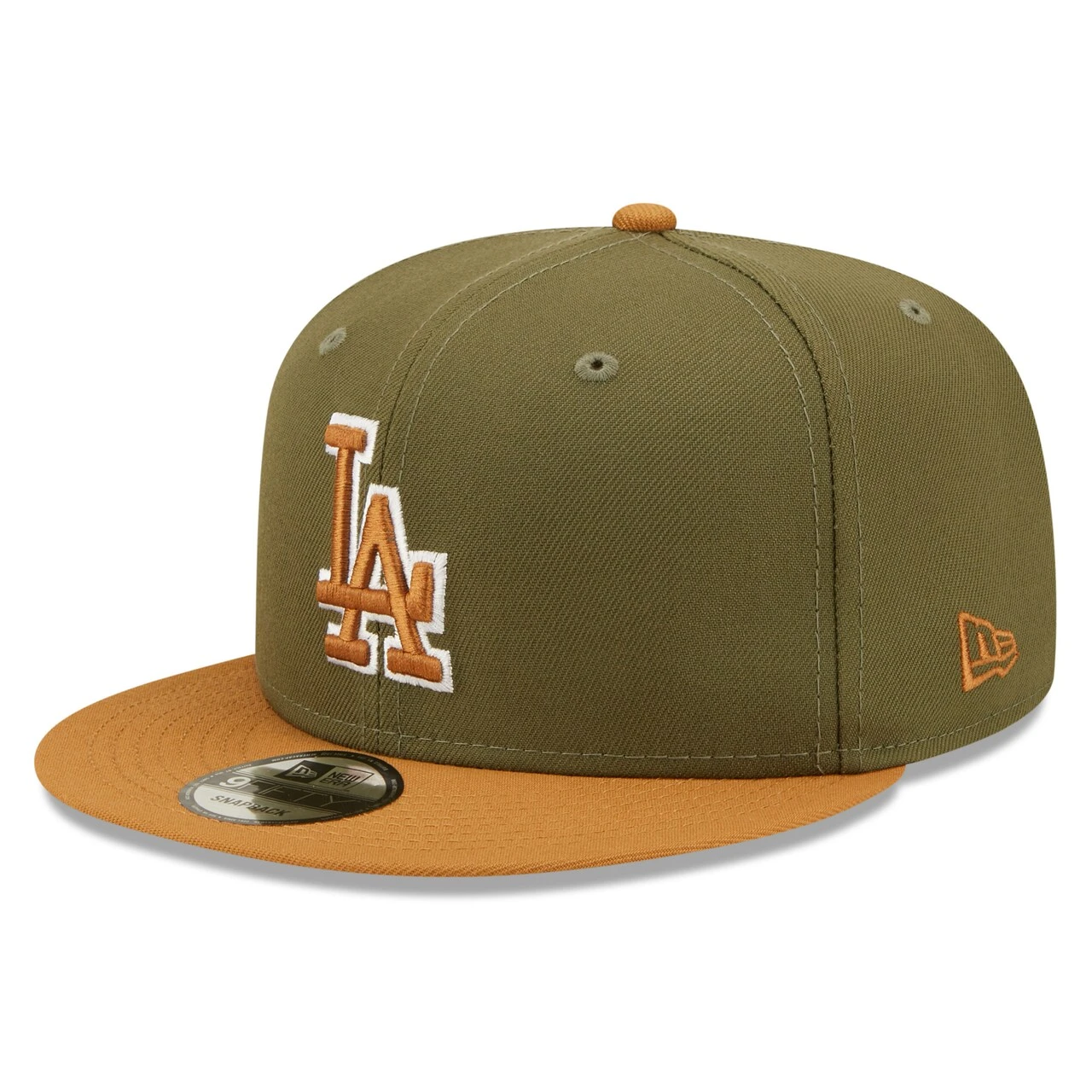 Men's Los Angeles Dodgers New Era Green/Brown Color Pack Two-Tone 9FIFTY Snapback Hat 3 Men's Los Angeles Dodgers New Era Green/Brown Color Pack Two-Tone 9FIFTY Snapback Hat