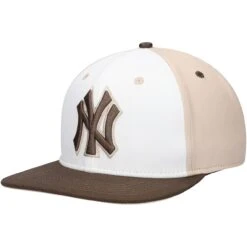 Men's New York Yankees Pro Standard White/Brown Chocolate Ice Cream Drip Snapback Hat -CapNation Shop brown new york yankees chocolate ice cream drip snapback hat ss5 p 200006421pv 3u v4zdy5vi7wg5so9fqxxtv w2lvxrzzfkufhguwqtl1