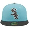 Men's Chicago White Sox New Era Light Blue/Charcoal Two-Tone Color Pack 59FIFTY Fitted Hat -CapNation Shop charcoal chicago white sox two tone color pack 59fifty fitted hat pi4673000 altimages ff 4673402 23b3f6ca1d36588562abalt2 full