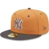 Men's New York Yankees New Era Brown/Charcoal Two-Tone Color Pack 59FIFTY Fitted Hat 1 Men's New York Yankees New Era Brown/Charcoal Two-Tone Color Pack 59FIFTY Fitted Hat -CapNation Shop charcoal new york yankees two tone color pack 59fifty fitted hat pi4673000 altimages ff 4673457 d7348d3c4ffbf330e0d7alt1 full