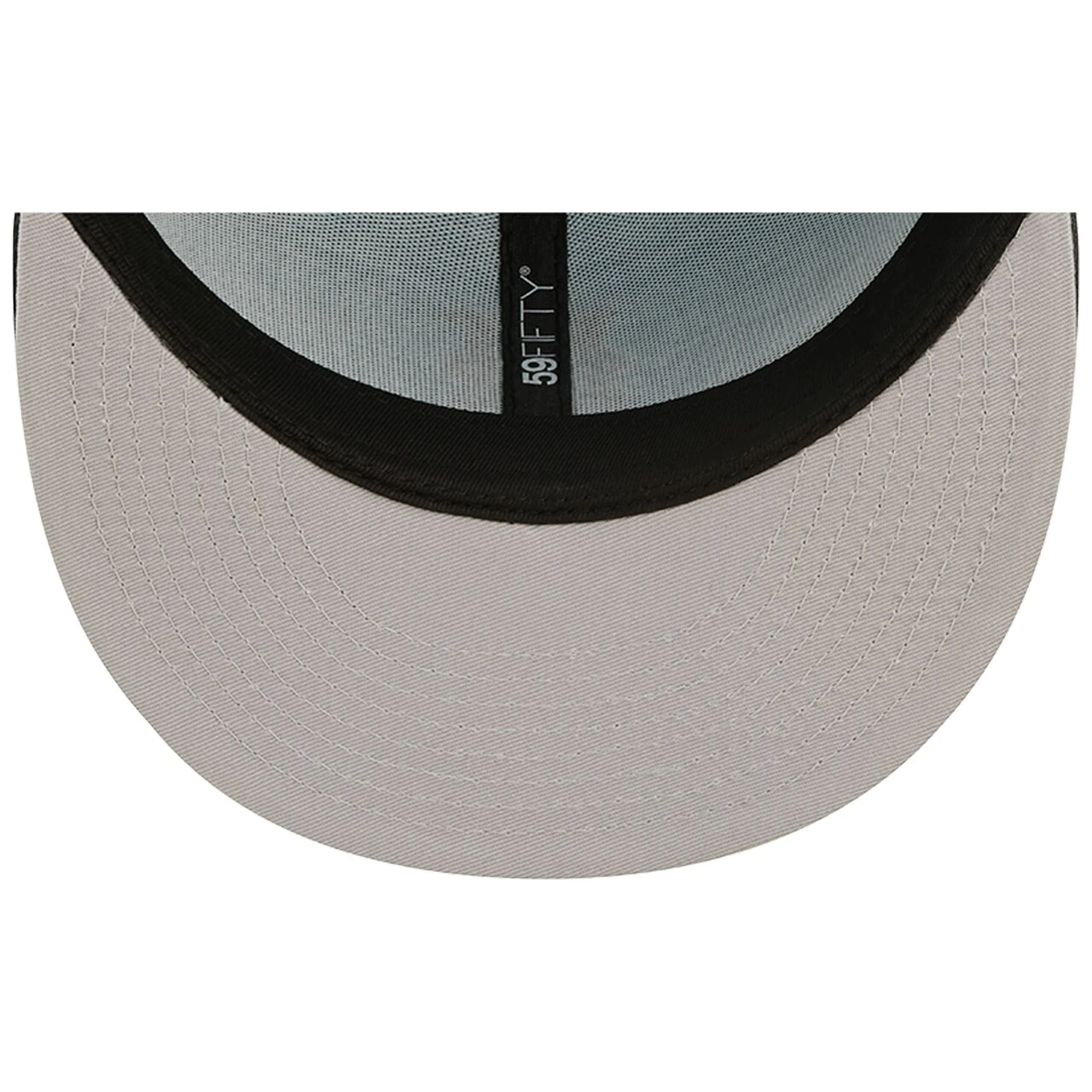 Men's New York Yankees New Era Light Blue/Charcoal Two-Tone Color Pack 59FIFTY Fitted Hat - Image 4