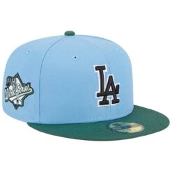 Men's Los Angeles Dodgers New Era Sky Blue/Cilantro 1988 World Series 59FIFTY Fitted Hat
