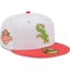 Men's Chicago White Sox New Era White/Coral 2003 MLB All-Star Game Strawberry Lolli 59FIFTY Fitted Hat -CapNation Shop coral chicago white sox 2003 mlb all star game strawberry lolli 59fifty fitted hat ss5 p 4770950pv 1u fgkb47gbclvrexssegqqv cvyeagsgpkyeym2czybk