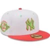 Men's New York Yankees New Era White/Coral 100th Anniversary Strawberry Lolli 59FIFTY Fitted Hat -CapNation Shop coral new york yankees 100th anniversary strawberry lolli 59fifty fitted hat ss5 p 4770963pv 1u mv6ojss3nt7tl9juoebav spv3tfqicxcmixrxkb7g