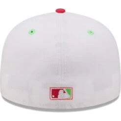 Men's New York Yankees New Era White/Coral 100th Anniversary Strawberry Lolli 59FIFTY Fitted Hat -CapNation Shop coral new york yankees 100th anniversary strawberry lolli 59fifty fitted hat ss5 p 4770963pv 4u mv6ojss3nt7tl9juoebav jpeqwhwyiiezvdy3ztin