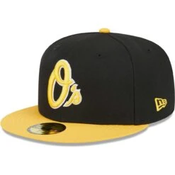 Men's Baltimore Orioles New Era Black/Gold 59FIFTY Fitted Hat -CapNation Shop gold baltimore orioles 59fifty fitted hat ss5 p 200015967pv 3u uaj5jzpmkqgzpyadmsr8v u3bquws32g10ar2yfwe3