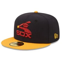Men's Chicago White Sox New Era Navy/Gold Primary Logo 59FIFTY Fitted Hat -CapNation Shop gold chicago white sox primary logo 59fifty fitted hat ss5 p 4937501pv 3u 5pyefbw4t8plkhtq2msov jpymalr4jcmyvzwatuzl