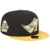 Men's Los Angeles Angels New Era Black/Gold 59FIFTY Fitted Hat -CapNation Shop gold los angeles angels 59fifty fitted hat ss5 p 200015977pv 1u drngaupxwgjw72zhgjrvv w2thw53w7javcq3h0boo