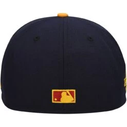 Men's Los Angeles Dodgers New Era Navy/Gold Primary Logo 59FIFTY Fitted Hat -CapNation Shop gold los angeles dodgers primary logo 59fifty fitted hat ss5 p 4937480pv 4u g0dohy85awmyhcnh19xhv d8mcrky3ba7vbve35faj