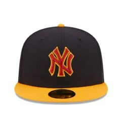 Men's New York Yankees New Era Navy/Gold Primary Logo 59FIFTY Fitted Hat -CapNation Shop gold new york yankees primary logo 59fifty fitted hat ss5 p 4937485pv 2u 80nxw5bi8jiboyl7vg59v oiksmbhbgvx8qbreormm