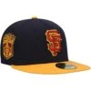 Men's San Francisco Giants New Era Navy/Gold Primary Logo 59FIFTY Fitted Hat -CapNation Shop gold san francisco giants primary logo 59fifty fitted hat ss5 p 4937490pv 1u sacyyta00lgeqztblhmqv 4bfjlabub75zvtastjyu