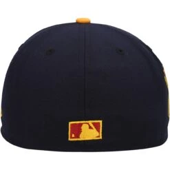 Men's San Francisco Giants New Era Navy/Gold Primary Logo 59FIFTY Fitted Hat -CapNation Shop gold san francisco giants primary logo 59fifty fitted hat ss5 p 4937490pv 4u sacyyta00lgeqztblhmqv s41faguqq0jiao5m1qor
