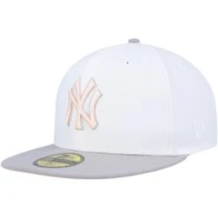Men's New York Yankees New Era White/Gray 2002 World Series Side Patch Peach Undervisor 59FIFTY Fitted Hat -CapNation Shop gray new york yankees 2002 world series side patch peach undervisor 59fifty fitted hat ss5 p 4596896pv 3u clw9u6dedt2w3hgca5vav 51v5sdqc681gwoyoscpq