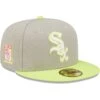 Men's Chicago White Sox New Era Gray/Green 95th Anniversary Cyber 59FIFTY Fitted Hat -CapNation Shop green chicago white sox 95th anniversary cyber 59fifty fitted hat pi4691000 altimages ff 4691824 f09330718c5c09fdee35alt1 full