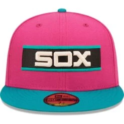Men's Chicago White Sox New Era Pink/Green Cooperstown Collection Comiskey Park Passion Forest 59FIFTY Fitted Hat -CapNation Shop green chicago white sox cooperstown collection comiskey park passion forest 59fifty fitted hat ss5 p 4789420pv 2u cxuwzrorttc75shmh0ulv oz27e1si9ghludzqjz9p
