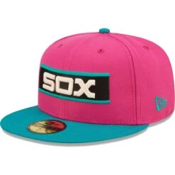 Men's Chicago White Sox New Era Pink/Green Cooperstown Collection Comiskey Park Passion Forest 59FIFTY Fitted Hat -CapNation Shop green chicago white sox cooperstown collection comiskey park passion forest 59fifty fitted hat ss5 p 4789420pv 3u cxuwzrorttc75shmh0ulv pd7vvsdmiir6dc2y939s