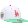 Men's Los Angeles Dodgers New Era White/Green Watermelon Lolli 59FIFTY Fitted Hat -CapNation Shop green los angeles dodgers watermelon lolli 59fifty fitted hat ss5 p 4784155pv 1u 5oadjy6khrsth2nhufcav gbvxigy6yxshvndc8yzw