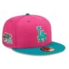 Men's Los Angeles Dodgers New Era Pink/Green Cooperstown Collection 1981 World Series Passion Forest 59FIFTY Fitted Hat -CapNation Shop green ss5 p 4789414pv 1u gfhnasrxq4ketrfoh8y1v 0zytcui6hayphm2xndie