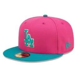 Men's Los Angeles Dodgers New Era Pink/Green Cooperstown Collection 1981 World Series Passion Forest 59FIFTY Fitted Hat -CapNation Shop green ss5 p 4789414pv 3u gfhnasrxq4ketrfoh8y1v vn3htkez0znif8acqsrn