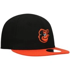 Infant Baltimore Orioles New Era Black My First 9FIFTY Hat -CapNation Shop infant new era black baltimore orioles my first 9fifty hat pi4074000 altimages ff 4074967 42b9f8feb5c95ca15978alt3 full