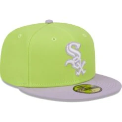 Men's Chicago White Sox New Era Neon Green/Lavender Spring Color Two-Tone 59FIFTY Fitted Hat 8 Men's Chicago White Sox New Era Neon Green/Lavender Spring Color Two-Tone 59FIFTY Fitted Hat -CapNation Shop lavender chicago white sox spring color two tone 59fifty fitted hat ss5 p 5000212pv 3u tzqbrawkvyagci1dxxtav aew64yrys0emygs94c6m